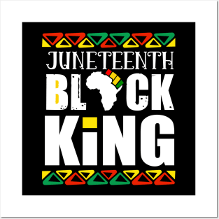 Juneteenth Black King Posters and Art